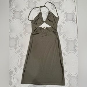 Mini Dress, Backless, Skin Tight -M